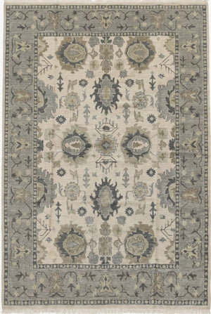 Urban Flora Neutral home decor Oushak Rug