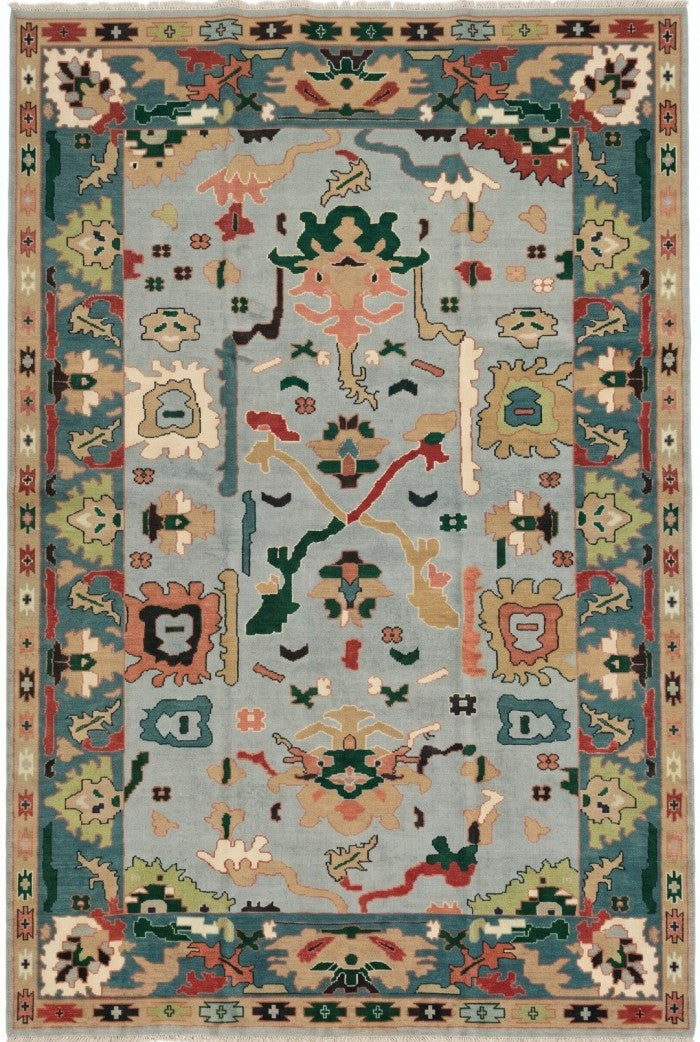 Celestial Menagerie Premium Hand-Knotted Art Rug