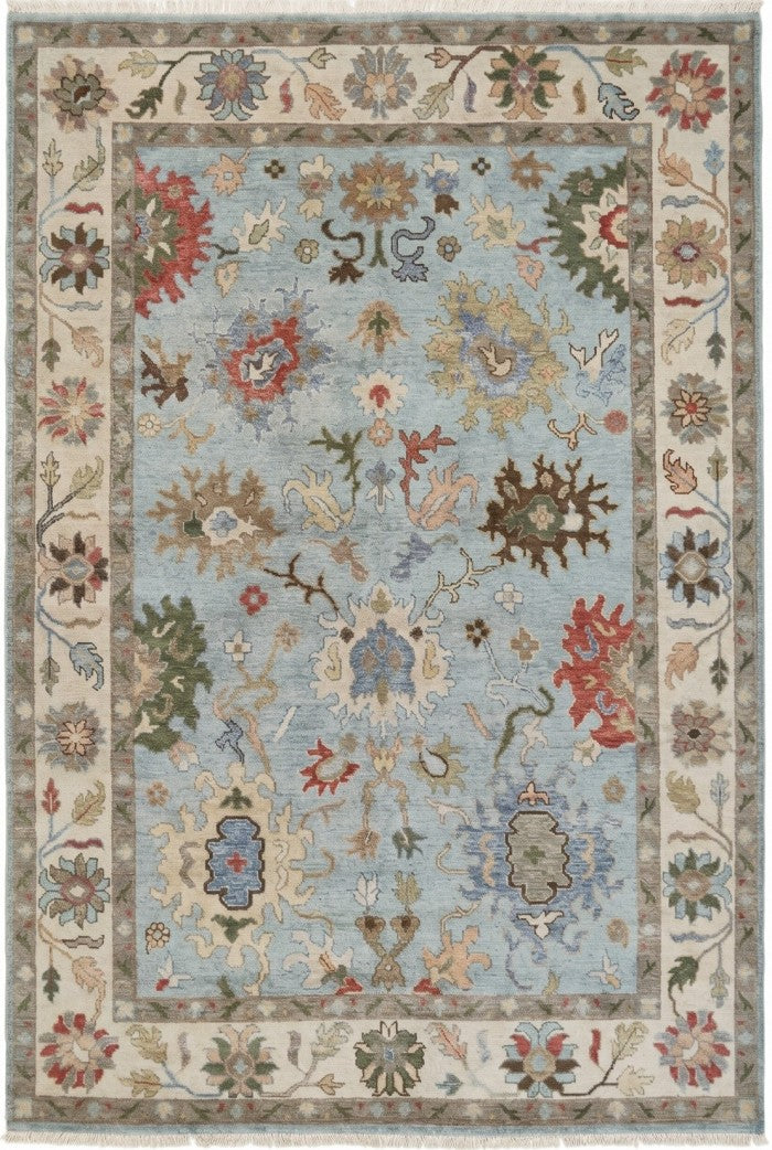 Celestial Meadow Premium Hand-Knotted Wool Rug
