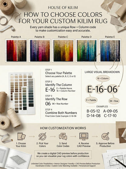 Red Mughal Floral Area Rug Traditional Carnation Motif Dhurrie Carpet