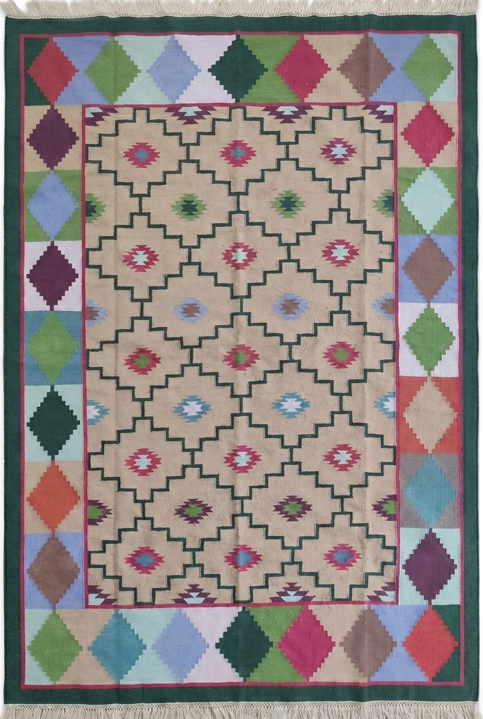 Anatolia Diamond Custom Size Boho Living Room Rug