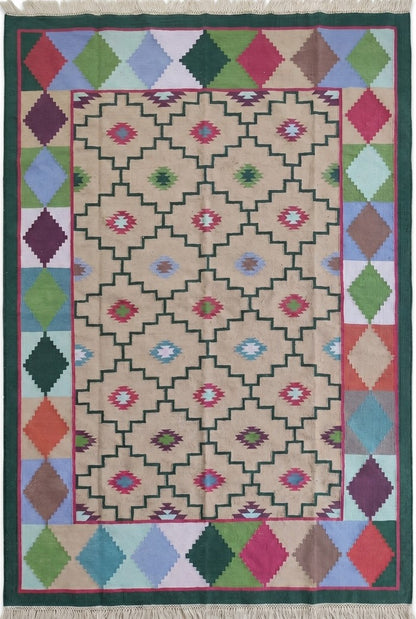 Anatolia Diamond Custom Size Boho Living Room Rug