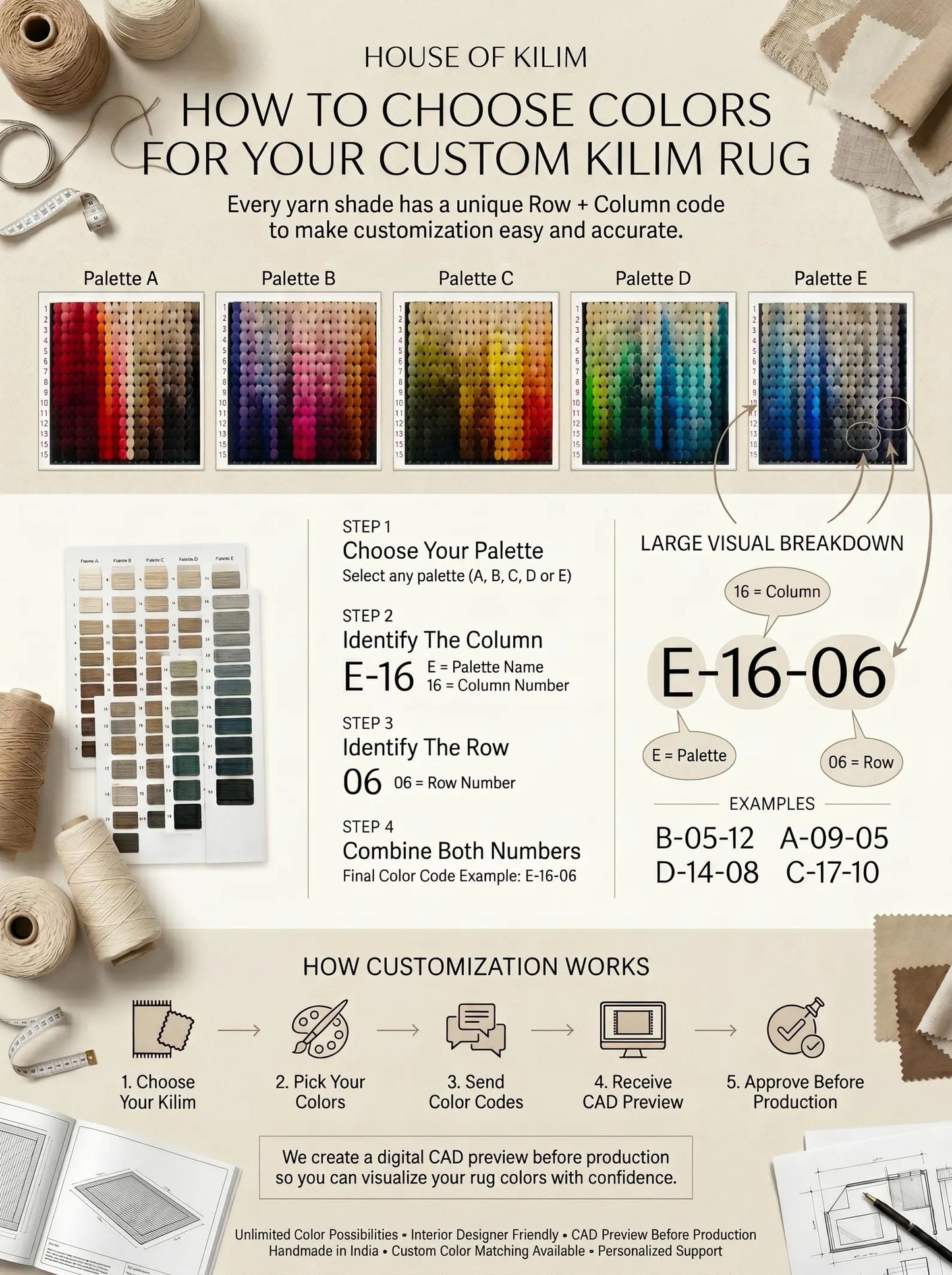 Crimson Red Hand Knotted Modern Geometric Rug