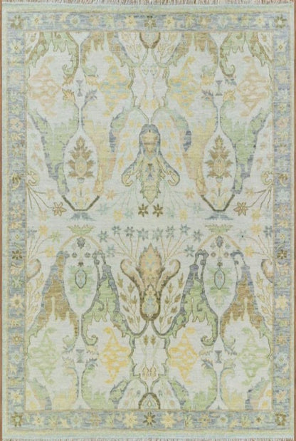 Sage Meadow Azure Oushak US UK Interior Decor