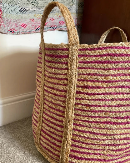 Natural Jute Multi-Purpose Storage Basket