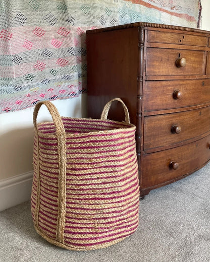 Natural Jute Multi-Purpose Storage Basket