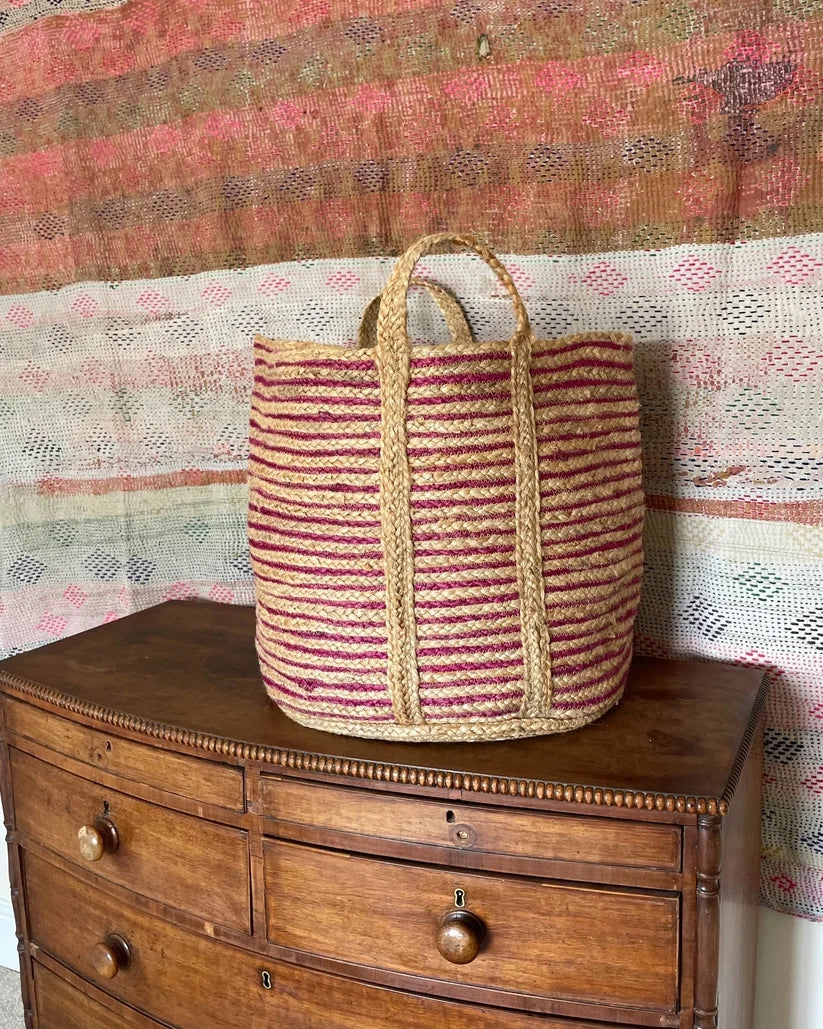 Natural Jute Multi-Purpose Storage Basket