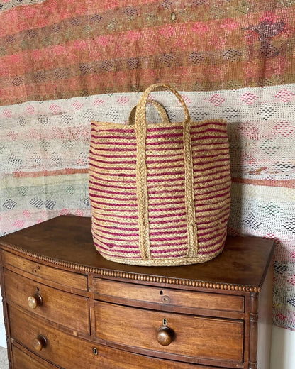 Natural Jute Multi-Purpose Storage Basket