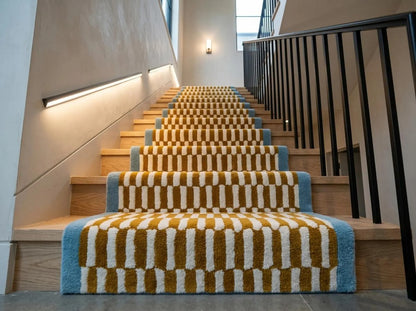 Hand Tufted Wool Stair Runner Rug Custom Stair Carpet