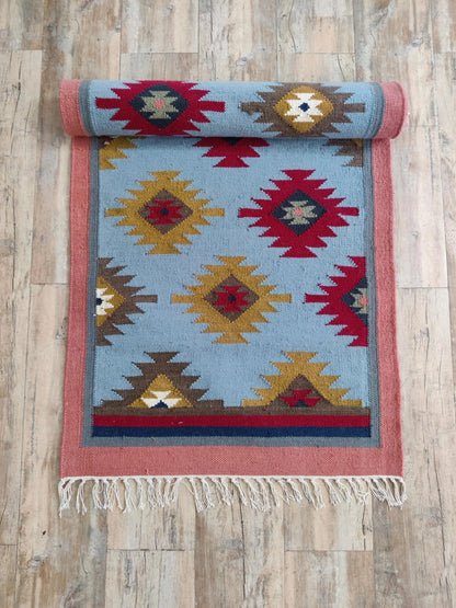 Colorful Cotton Runner Colorful Diamond Runner