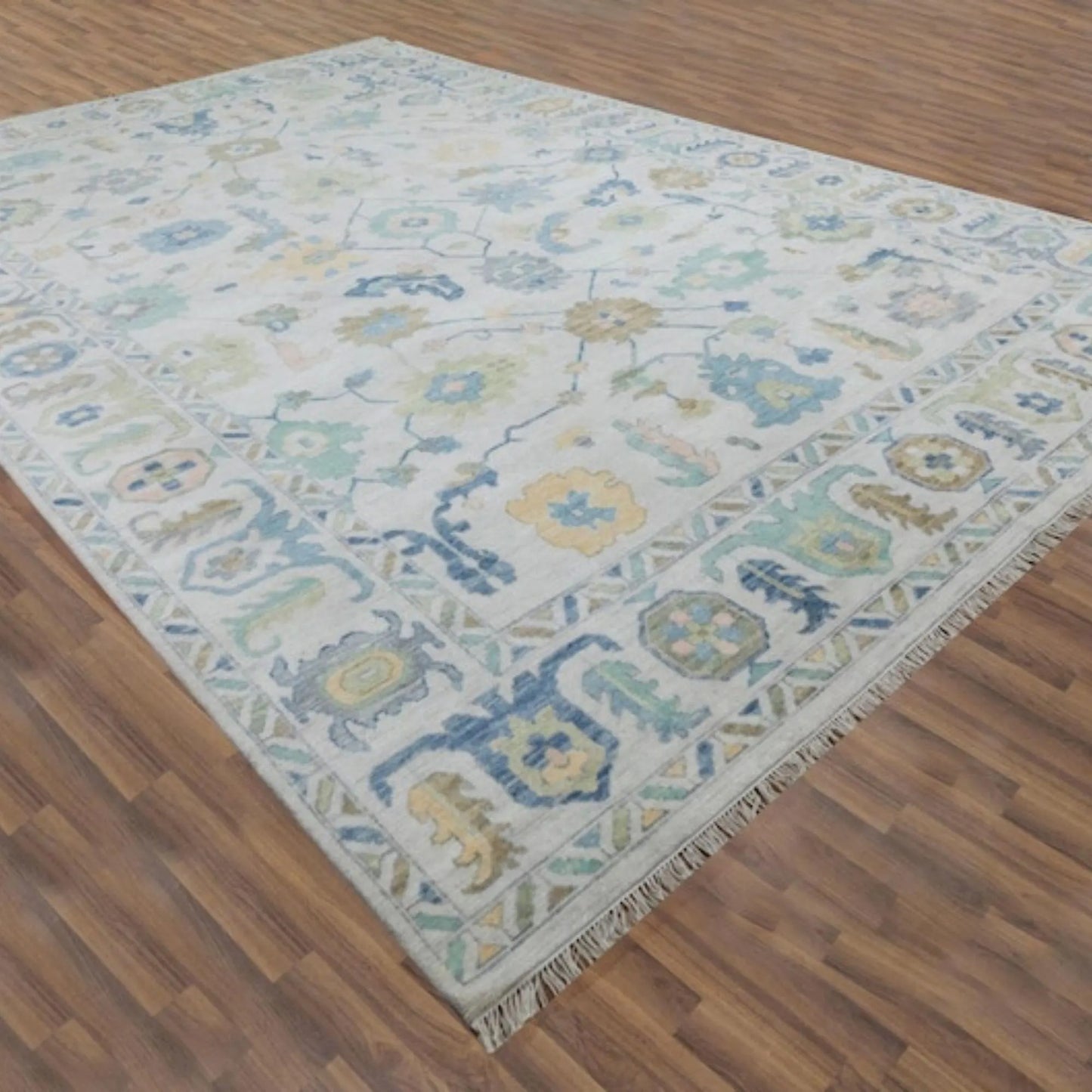 Luxury Vintage Turkish Style Custom Oushak Rug US UK