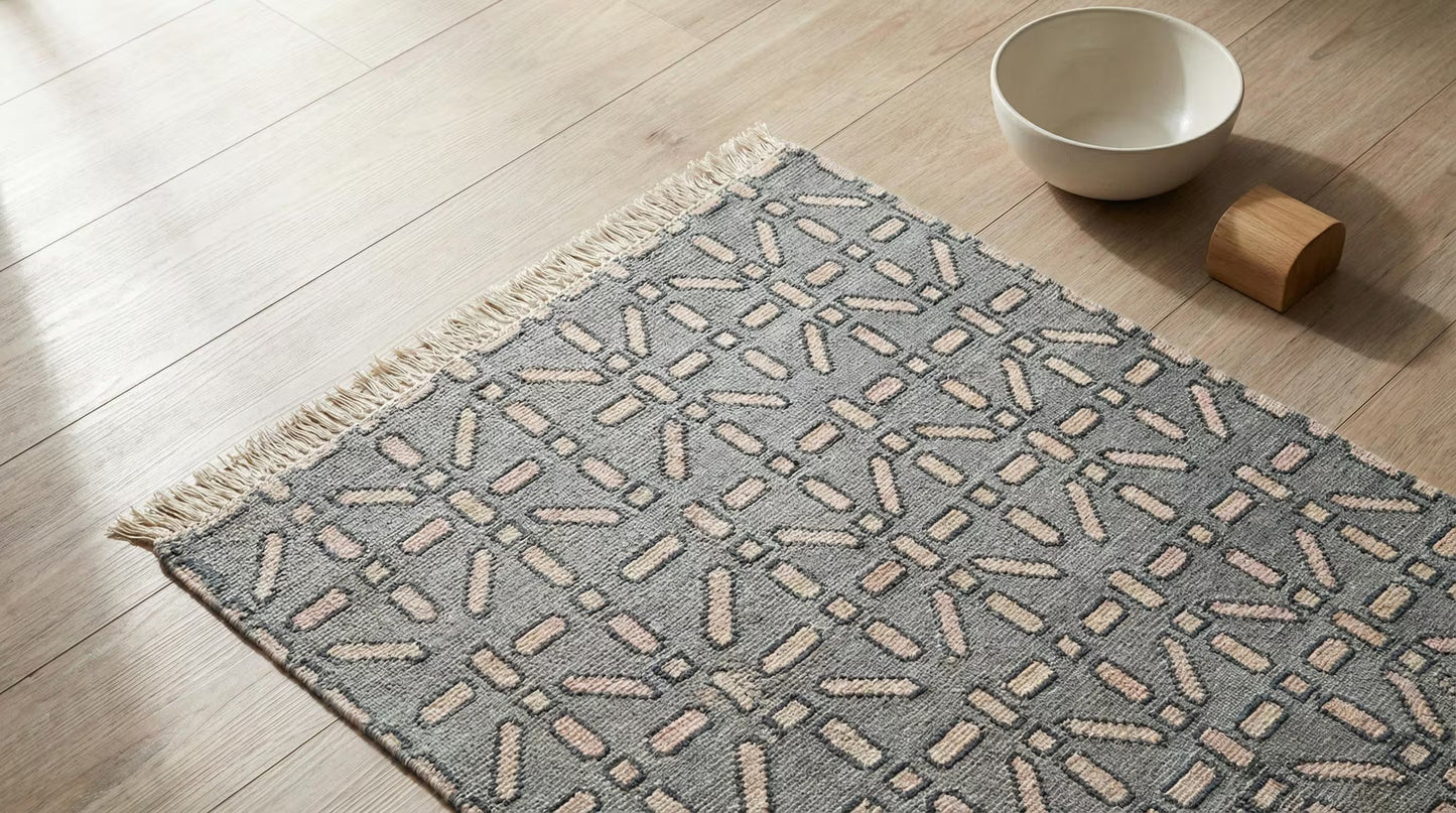 Luxury Contemporary Geometric Floor Hand Knotted rug