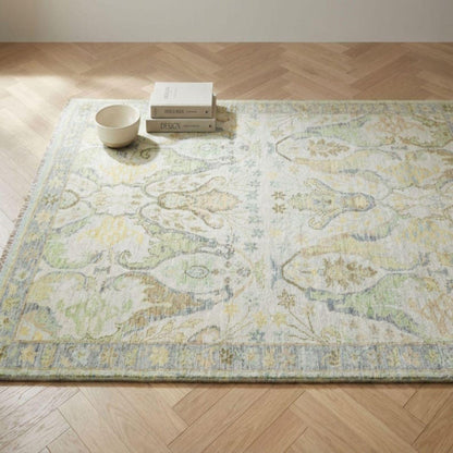 Sage Meadow Azure Oushak US UK Interior Decor