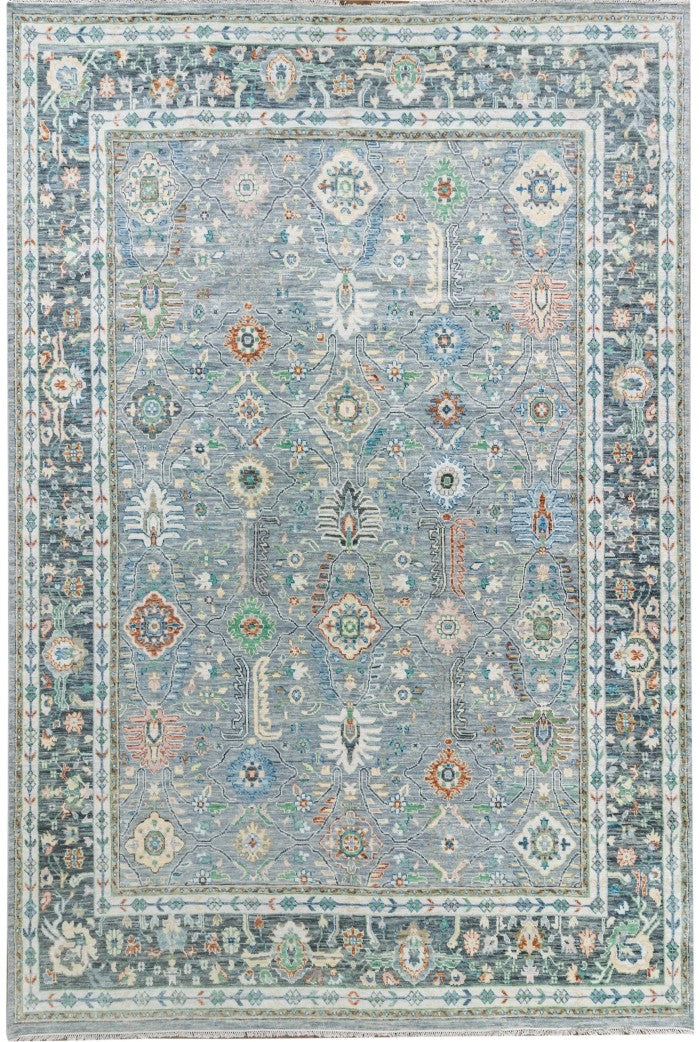 Handmade Wool Oushak Luxury Vintage Turkish Style carpet