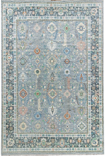 Handmade Wool Oushak Luxury Vintage Turkish Style carpet