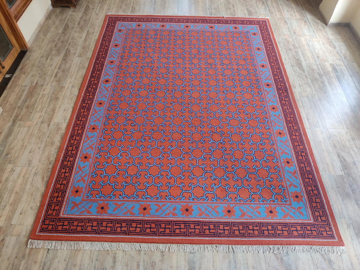 Multicolor Hand-Tufted Wool Rug,Luxury Living Room Rug,Custom Size Carpet