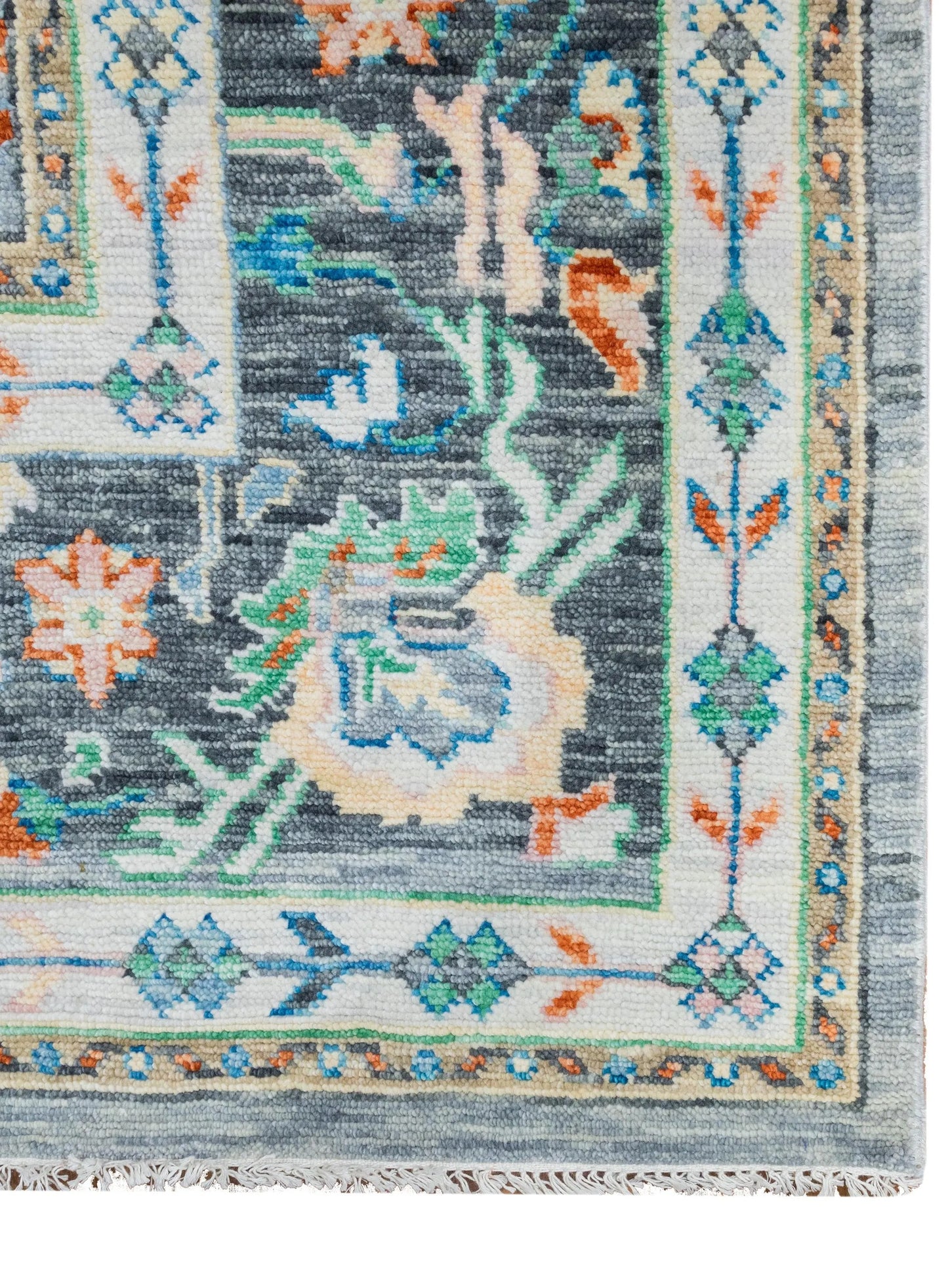 Handmade Wool Oushak Luxury Vintage Turkish Style carpet