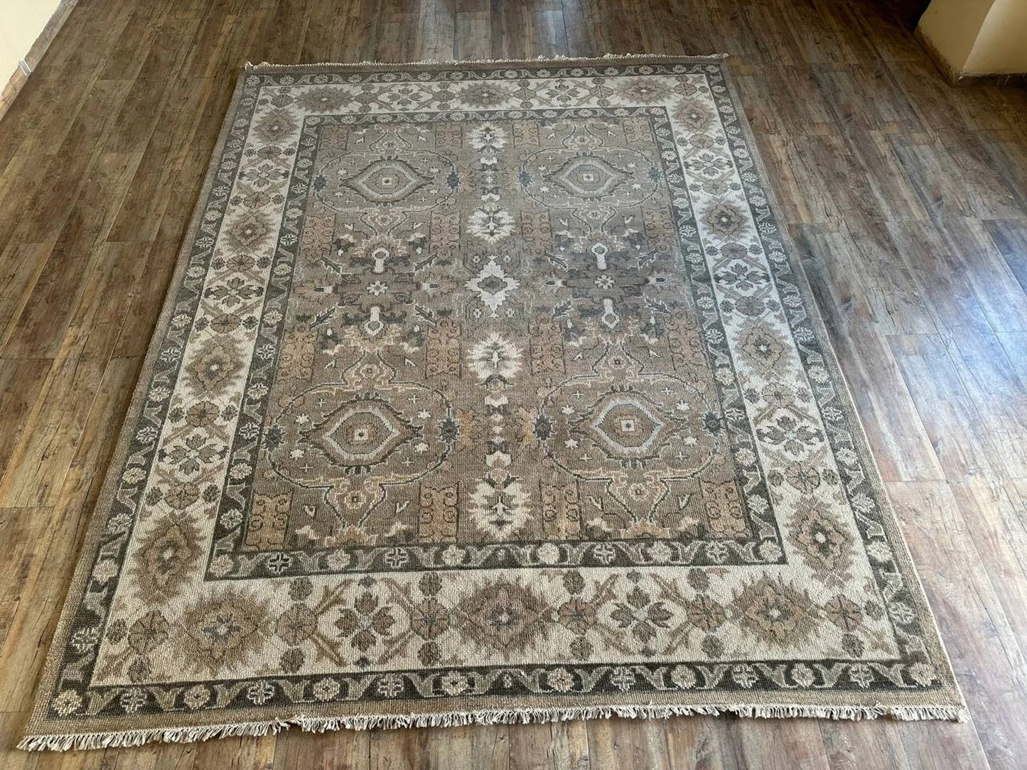 Wool Handknotted Oushak Rug Oversized Rug, Rug For Living Room