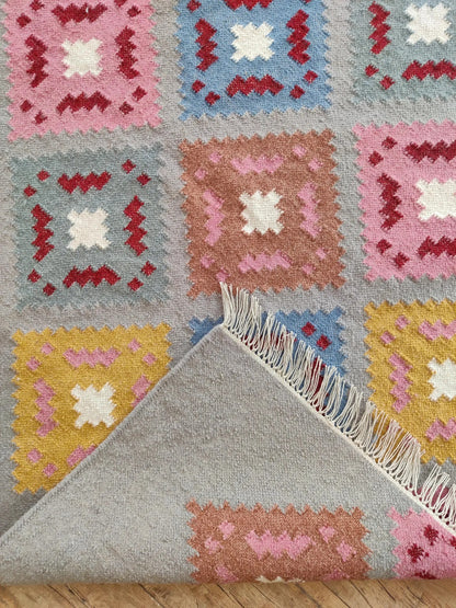 Pastel Argyle Diamond Geometric Area Rug