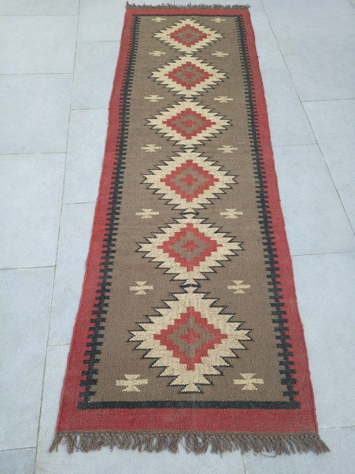 Garden Rustic Oriental Runner Kilim Unique Kitchen Runner