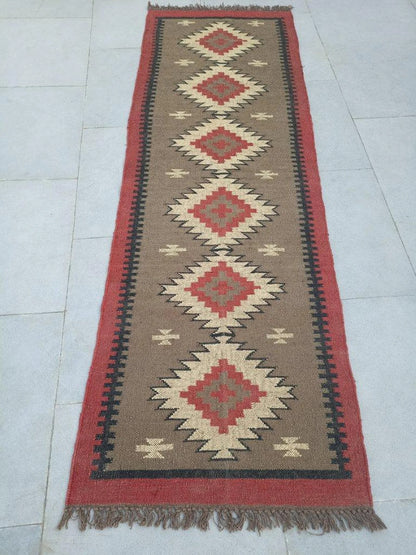 Garden Rustic Oriental Runner Kilim Unique Kitchen Runner