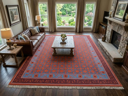 Multicolor Hand-Tufted Wool Rug,Luxury Living Room Rug,Custom Size Carpet
