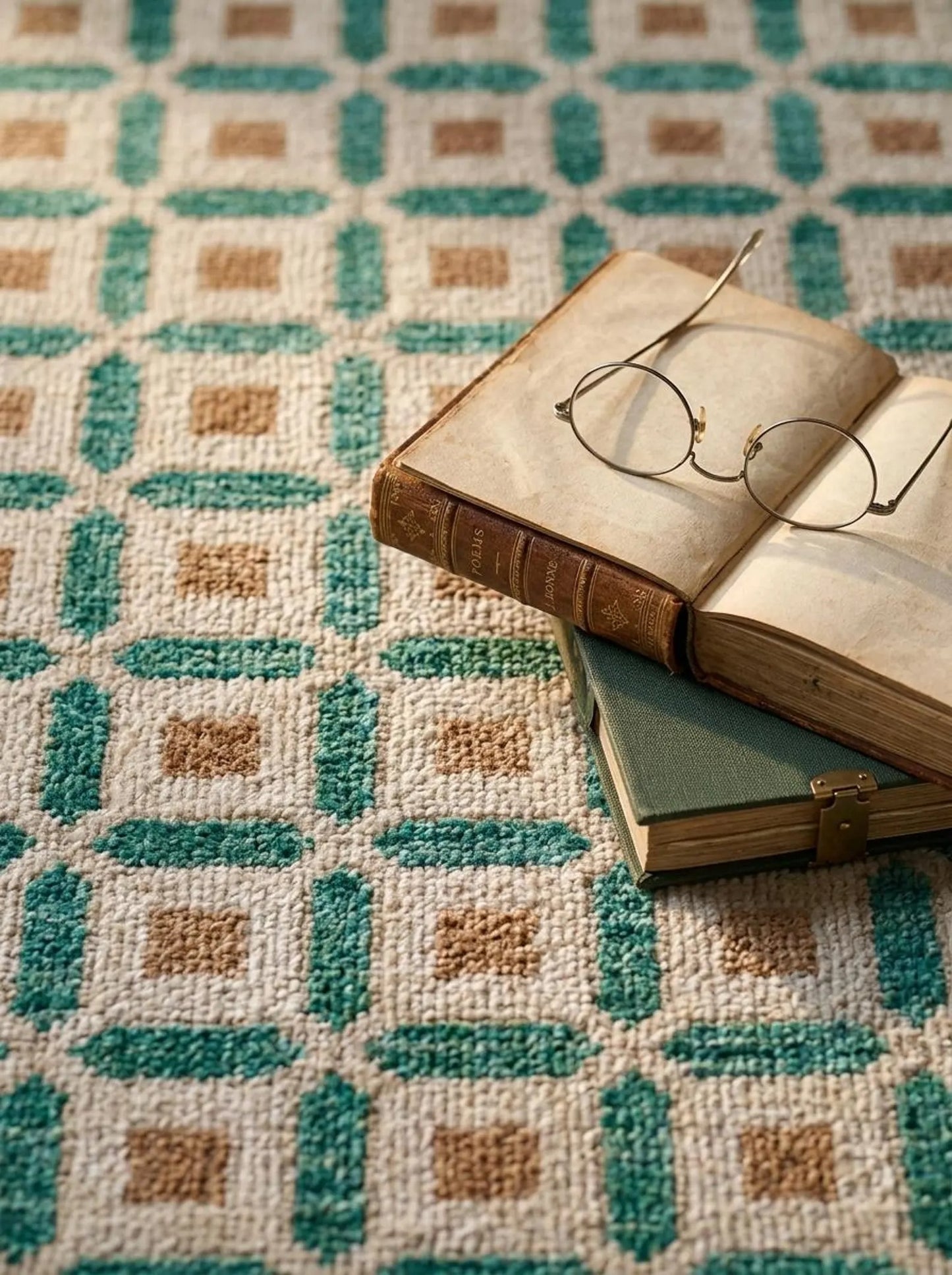 Hand Knotted Wool Oushak Rug Turkish Area Rug