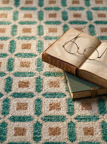Hand Knotted Wool Oushak Rug Turkish Area Rug