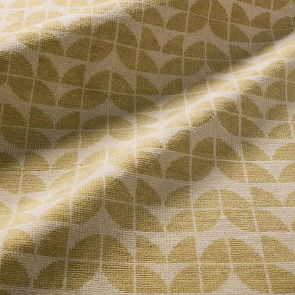 Modern Cream Leaf Pattern Hand Knotted Wool Oushak Rug