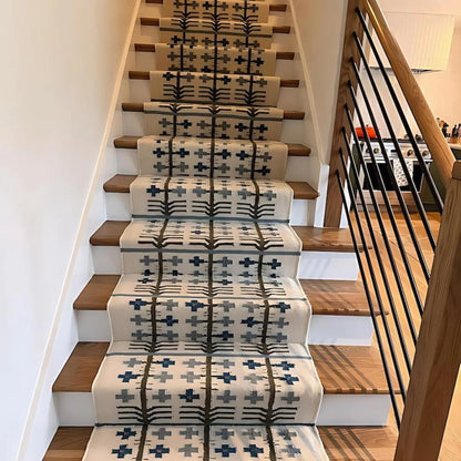 Cotton Wool Runner Rug Handmade Flatweave Hallway Runner