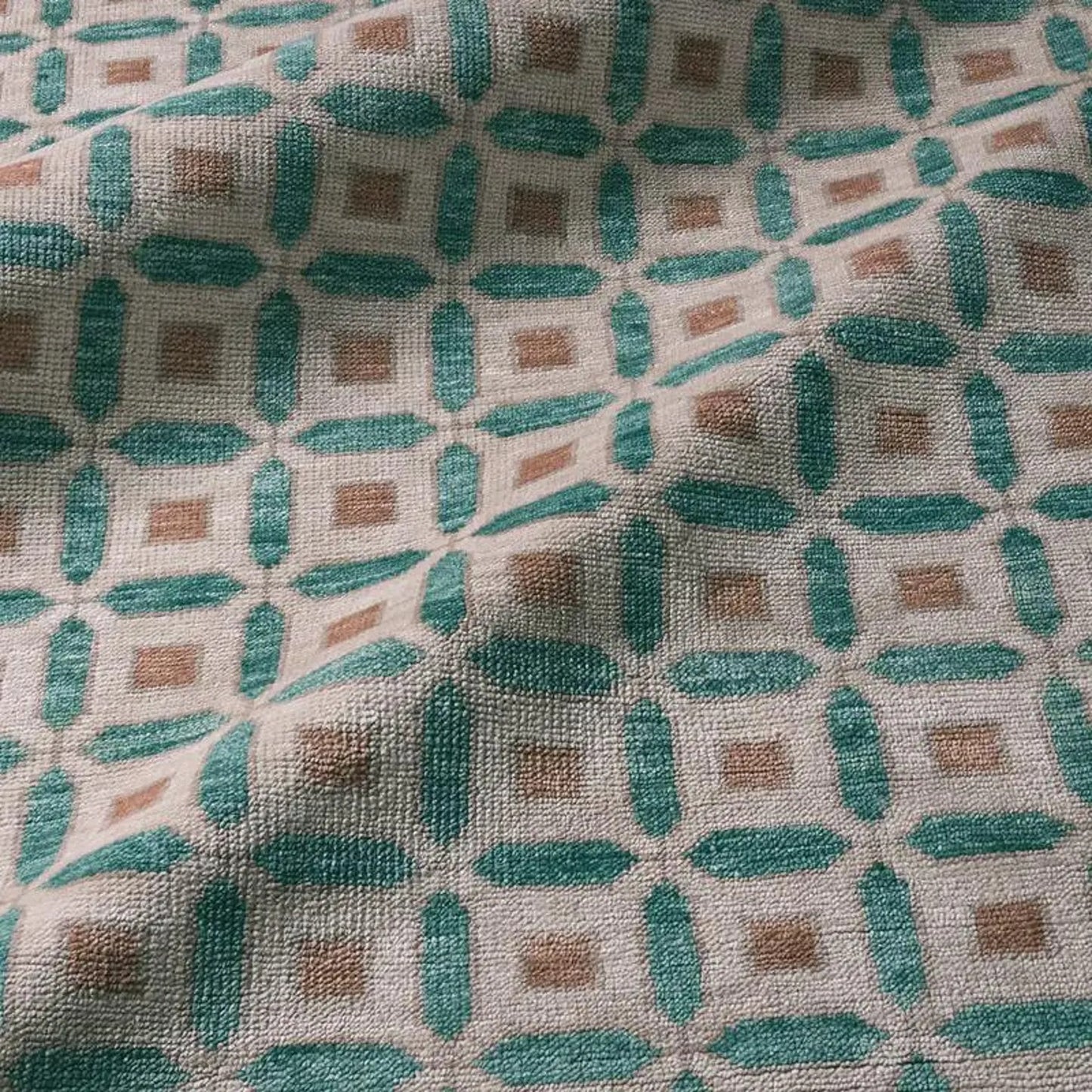 Hand Knotted Wool Oushak Rug Turkish Area Rug