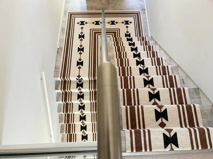 Southwestern Cotton Wool Runner Rug Handmade Flatweave Hallway Runner