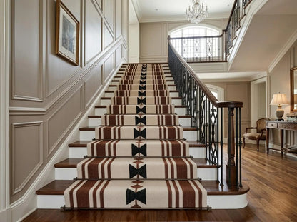 Southwestern Cotton Wool Runner Rug Handmade Flatweave Hallway Runner