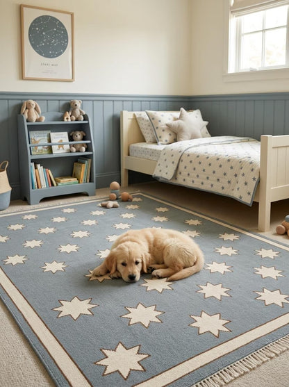 Scandinavian Hand Knotted Wool Rug US UK Interior Decor
