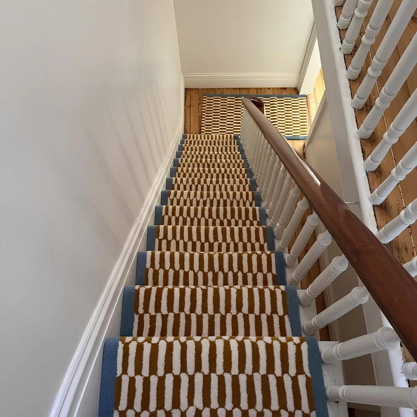 Hand Tufted Wool Stair Runner Rug Custom Stair Carpet