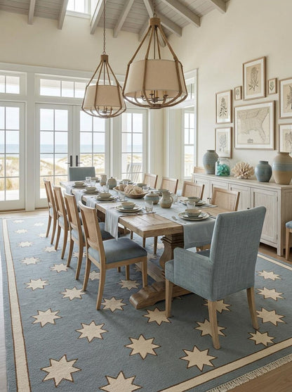 Scandinavian Hand Knotted Wool Rug US UK Interior Decor