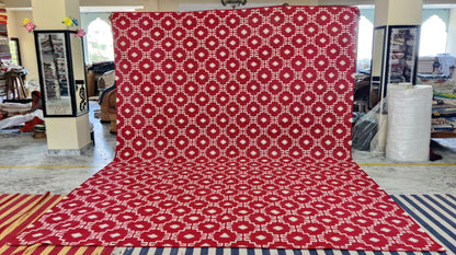 Modern Stepped Tile Flat Weave Carpet, Rustic Lodge Style Diamond Dhurrie