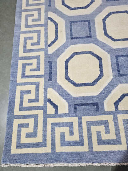 Metropolis Octagon Hand-Knotted Wool Contemporary Geometric Rug