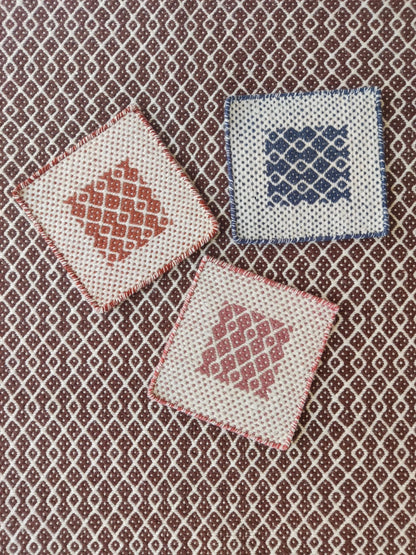 Rustic Grainy Design Handmade Wool Handloom Rug