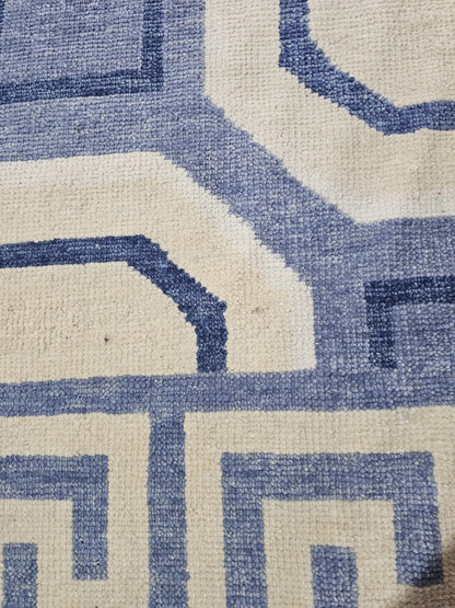 Metropolis Octagon Hand-Knotted Wool Contemporary Geometric Rug