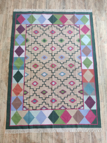 Anatolia Diamond Custom Size Boho Living Room Rug