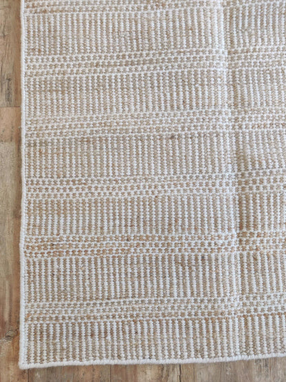 Desert Striped Pattern Premium Handloom Living Room Carpet