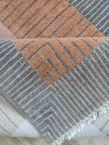 Terra Steps Modern Abstract Linear Area Rug
