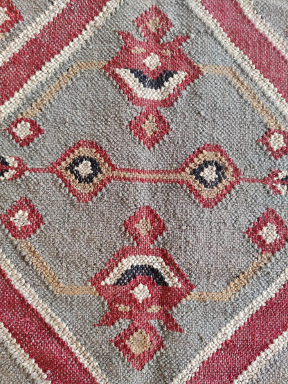 Rectangle Shape Vintage Dhurrie Oriental Kilim Rug