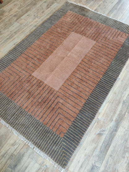 Terra Steps Modern Abstract Linear Area Rug