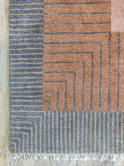 Terra Steps Modern Abstract Linear Area Rug