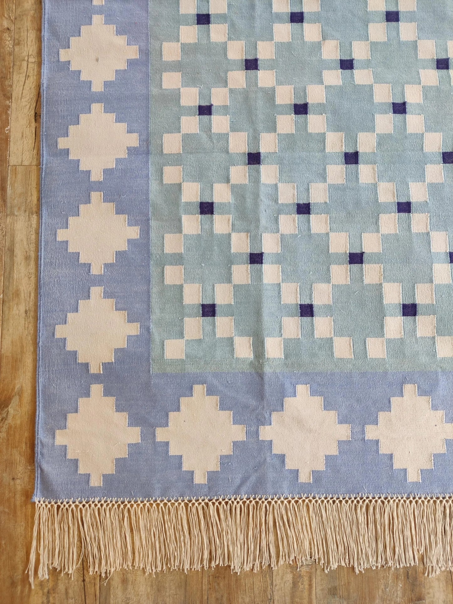 Handwoven Pastel Southwestern Style Area Rug