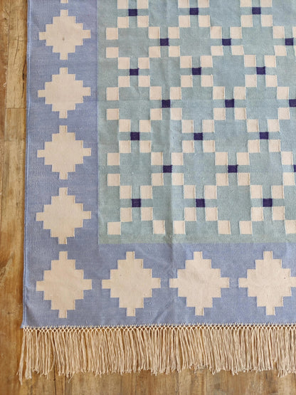Handwoven Pastel Southwestern Style Area Rug