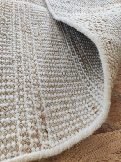 Desert Striped Pattern Premium Handloom Living Room Carpet