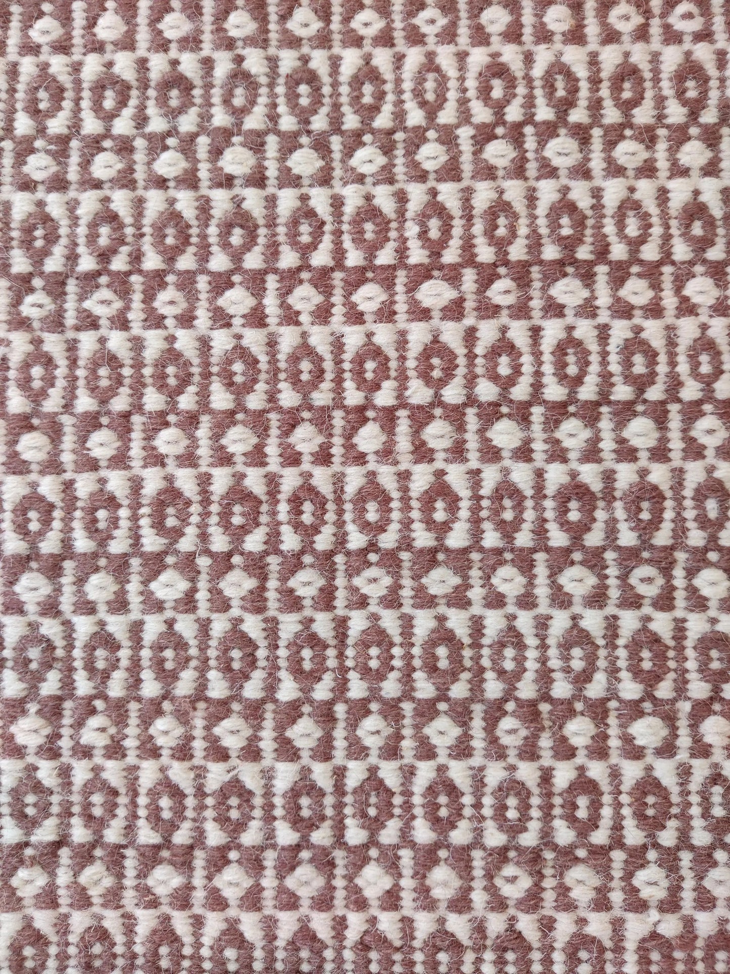 Diamond Lattice Design, Custom Handloom Living Room Decor